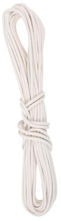 ORFOFE 6mm Braided Cotton Rope for Flagpole Use 20m Sturdy Clothesline Rope Camping and Bundling for Outdoor Applications