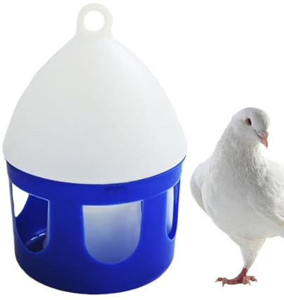 Taubentränke | 2L Vogeltränkestation - Abnehmbar Für Wintertauglich Freilandhaltung Wachtelhaltung Kükenaufzucht Hühnerstall