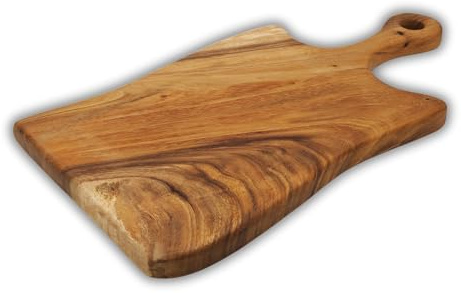Skärbräda, hackbräda, serveringsbräda, trä, ädelt, individuellt, motståndskraftigt, skärbeständigt och livsmedelssäkert oljat (Korfu 40 x 80 x 3 cm)