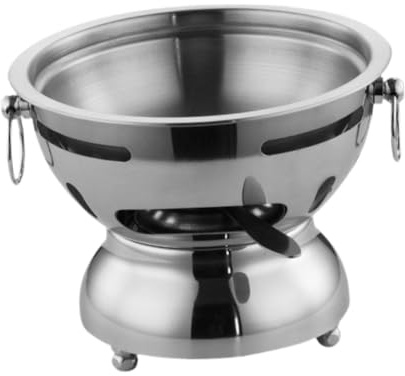 QUXVUIS Pequeñas ollas Calientes de Acero Inoxidable para cocinar Sopa Tradicional China, preparación de Comidas, Camping, Olla Caliente Acero Inoxidable Hecha Olla Caliente Tradicional China para
