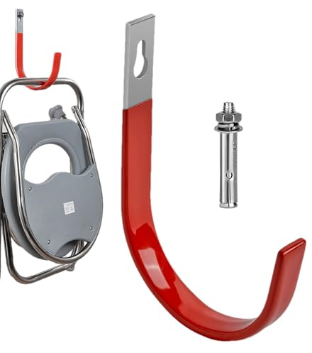 Colgador de Manguera de Agua, Soporte de Pared para Colgador de Manguera | Ganchos para Resistentes | Soporte de Pared Resistente Resistente a la corrosión para Patio Exterior, hidrá
