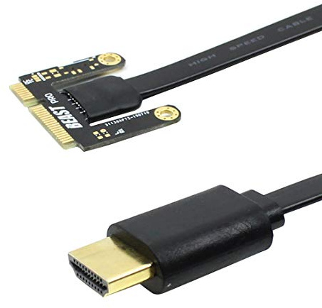 JMT PCIE EXP GDC Scheda Video Del Computer Portatile Esterno Dock Scheda grafica Del Computer Portatile Docking Station per Bestia Mini PCI-E/NGFF M.2 /Expresscard (Mini cavo PCI-E)