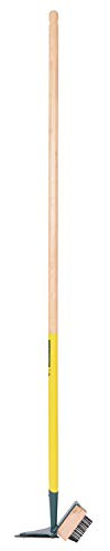 Leborgne, Racloir-Émousseur Naturovert Écologique et Ergonomique, Acier Trempé, Manche en Bois 100% PEFC Extra-Long 150 cm, Outil de Désherbage 2 en 1 pour Jardinage Efficace et Durable