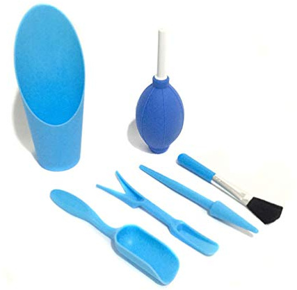 YARNOW 6 Pièces Mini Outils À Main De Jardin Succulent Repiquage Outil Miniature Fée Jardin des Plantes Soins Tool Set pour Intérieur Rempotage Cactus Plante D'intérieur Bonsaï Bleu