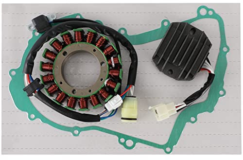 Artudatech Lichtmaschine Stator, Regler, Dichtung für Ya-ma-ha YFM 400 Big Bear 2000-2001