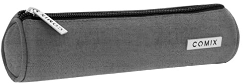 COMIX - Astuccio Tombolino, Leggero e Compatto, Facile da Trasportare e Riporre nello Zaino o nella Borsa, Ideale per Scuola, Università e Lavoro, con Pratica Chiusura a Zip, 6x22Hx5cm
