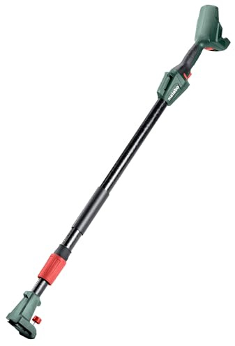 metabo Teleskopstab MS, Verlaengerung fuer MS 18 LTX 15, 120-180 cm | Ausziehbare Teleskopstange aus Fiberglas, fuer Baumpflege, inkl. Schultergurt, ergonomischer Griff, ohne Saege