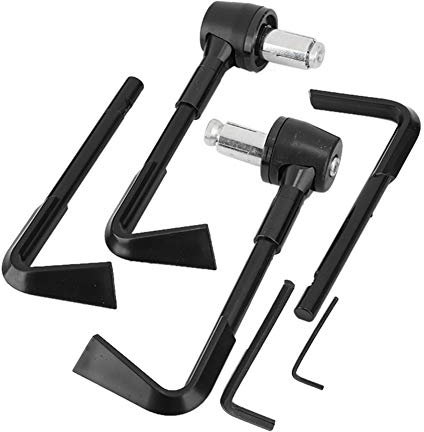 7/8 Zoll 22 Mm Motorrad-Hebelschützer, Universeller CNC-Motorrad-Handgriffschutz, Bremshebel, Schutz Für Motorräder, Motorroller, Elektroautos(Schwarz)