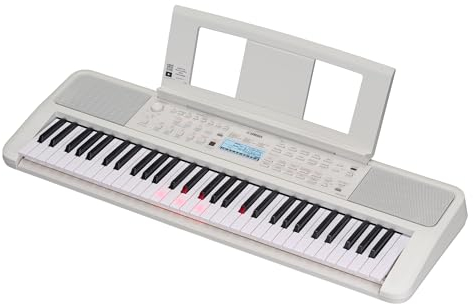 Yamaha EZ-310 Tragbares Keyboard für Anfänger – Light-Guide-Funktion und 61 anschlagdynamische Tasten mit 48-stimmiger Polyphonie – Inkl. 2 Online-Keyboard-Lessons an der Yamaha Music School