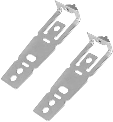 2 Pezzi Staffa di Montaggio per Lavastoviglie, WD01X27759 Clip di Montaggio per Lavastoviglie Staffe di Montaggio Sotto Bancone Compatibile con GE