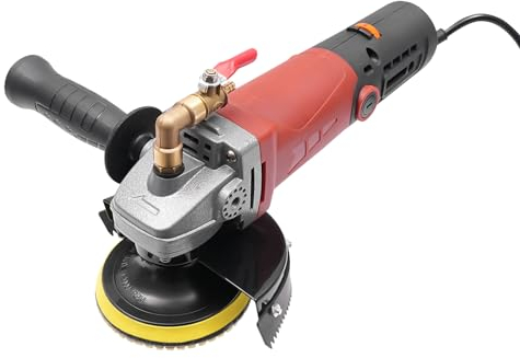 Nasspolierer Elektrisch Nassschleifmaschine 860W 220V 5000RPM Nass Poliermaschine mit 6 Variabler Geschwindigkeit, Steinpoliermaschine, Betonpoliermaschine für Granit/Marmor/Beton/Stein
