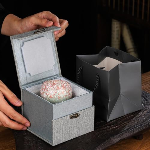 LYONPIKE The kiln does not fall into The dragon egg cup, kung fu tea cup, ceramic master cup, drinking tea bowl, household tea set gift box, personal use