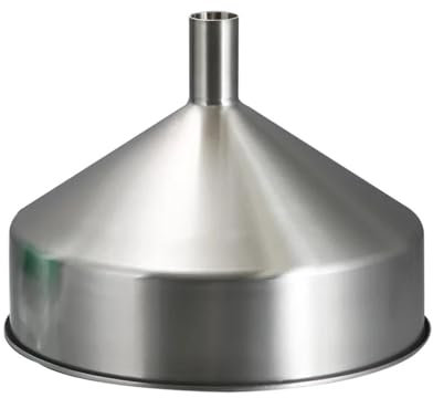 304 Stainless Steel Funnel Liquid Filling Machine 9L Capacity Food Grade Hopper 30cm Diameter Industrial Paste Dispenser