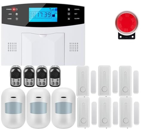 Système de sécurité Domestique, Système d'alarme de sécurité Intelligent, wi-FI, GSM, Anti-cambriolage, 433MHz, Compatible avec interphone G2B(G2B6)