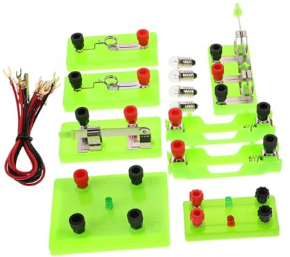 Gatuida Kit Elettrico per Esperimenti Stem Sicuro e Completo per Scuola Media e Superiore Materiale Didattico per Costruzione e Test Elettrici Classe