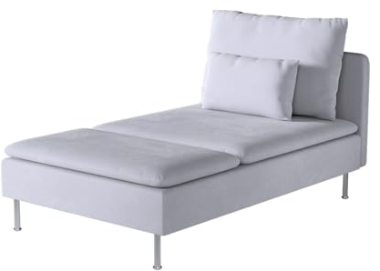 Dekoria Söderhamn Housse pour recamiere compatible avec le modèle IKEA Söderhamm Gris