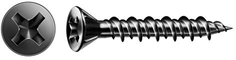 SPAX 1791170390225 GIX-C - Tornillos de montaje rápido, color negro