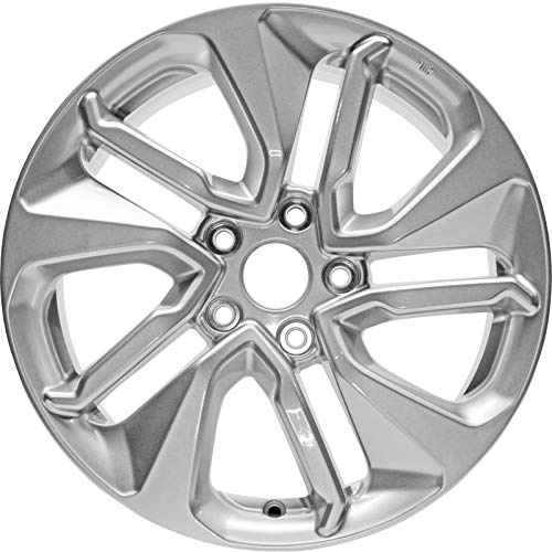Factory Wheel Replacement New 17 17x7.5 17 Inch Silver Aluminum Alloy Wheel Rim for 2018 2019 2020 Honda Accord LX Sedan | ALY64125U20N | Direct Fit - OE Specs