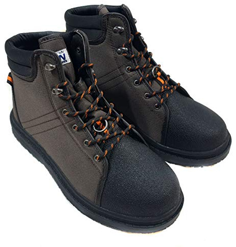 Bison MK2 WADING BOOTS IN STUDDED RUBBER SOLE SIZE 9