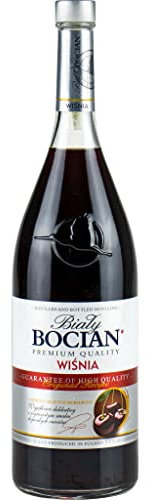 Likier Bialy Bocian Wisnia 0,5L - Kirschenlikör | Likör |500 ml | 30% Alkohol | Polmos Bielsko-Biała | Geschenkidee | 18+