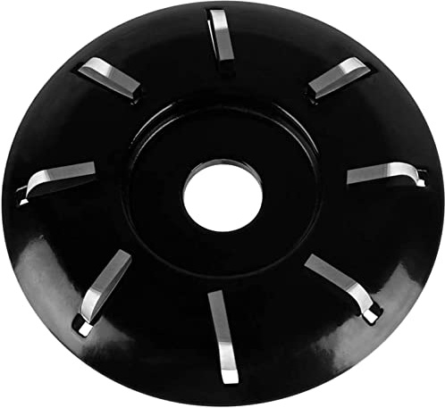 Wood Turbo Carving Disc (Curve) 103mm in 8 Teeth, for 4-1/2 Inch or 5 Inch American Standard Angle Grinder by KOWOOD