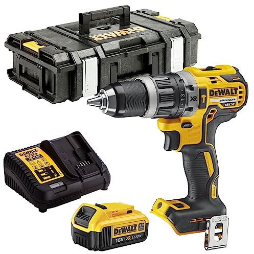 DEWALT DCD796N 18V Brushless Combi Drill 1 x 4.0Ah Battery Charger & Case