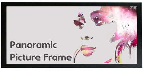 18x8 Black Panoramic Sizes Picture Frames Photo Frames Modern Poster Frame