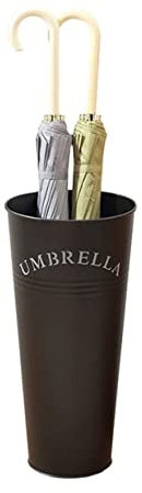 Schirmständer Moderner Regenschirmeimer Mit Buchstaben, Aufbewahrungsfass Für Organisieren Von Stöcken Und Regenschirmen, Schirmständer Aus Metall Regenschirmständer Modern (Color : Siyah, Size : 23
