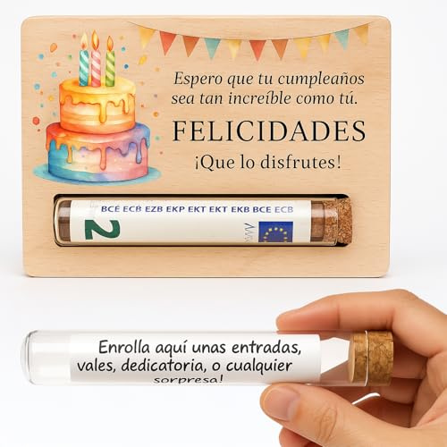 Tarjeta cumpleaños original | Tarjeta felicitacion cumpleaños | Regalos originales | Tarjetas regalo | Forma original de regalar dinero | Sobre para regalar dinero o SORPRESAS! | Regalos originales