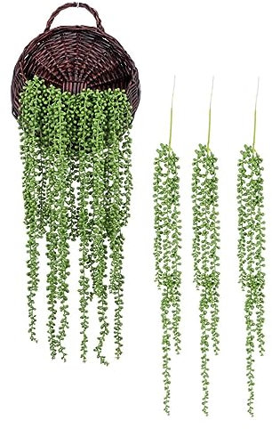 TOKIDNY 4piezas Flores Artificiales Lágrimas De Amor Enredadera De Pared Plantas Artificiales para Decoración De Ratán DIY Planta Colgante Artificial Suministros para Arreglos Jardín