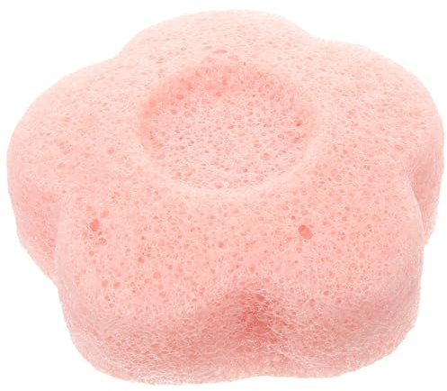 NOLITOY Esponja de Limpieza en Forma de Flor para Mujeres, Delicado y Herramienta Biodegradable para Lavar la Cara Diaria