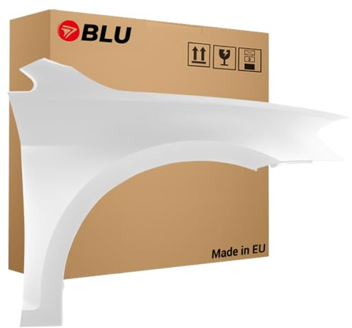 BLU Premium Kotflügel Passend für VW Volkswagen GOLF VII 7 LC9A Rechts Weiss | 2012-2017 | Vorderseite Vorne | Verzinkt & Lackiert | Einbaufertig