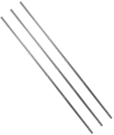 TOYANDONA 3 Pezzi Aste Calciobalilla in Metallo per Tavolo Calcetto Manopola Liscia e Sicura Accessori Compatibili con Biliardino e Calcio Balilla