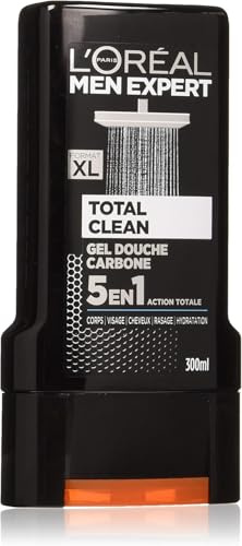 L'Oréal Men Expert Total Clean Gel Douche 5 en 1 pour Homme 300 ml