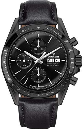 Junkers JUMO Automatik Uhr ETA Valjoux 7750 Limitierte Sonderedition Saphirglas Chronometer Tachymeter Pilotenuhr