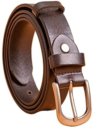 YUEMOL Herren gürtel Mode Leder Gürtel Luxus Riemen Kleid und Jeans Gürtel Frauen Mode Pin Schnalles Damen (Color : C, Size : 95)