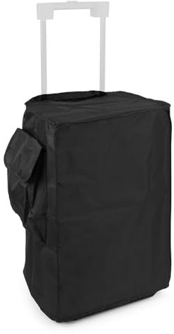 VONYX SC15B 15-Inch PA Speaker Case with Retractable Handle Opening, Durable Nylon Padded Cover, Accessory Pocket, Ideal Speaker Covers and Bags for AP & VSA Series, DJs & Musicians