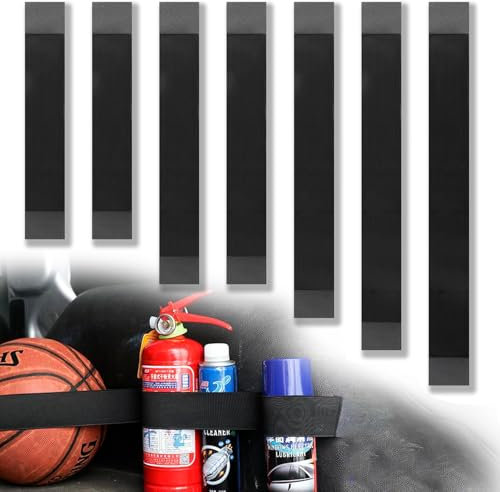 KAHOUI 7 organizer per bagagliaio auto, nastro autoadesivo per bagagliaio, organizzatore auto, organizzatore per auto, per estintori (21 cm, 40 cm, 51 cm, 61 cm, 79 cm)