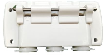 Ice Cream Maker Accessories Full Set of Valve Door Panel Block Spare Parts,Compatible for BQL Soft Ice Cream Machines Accessories with 3 Plunger Valve Rods Rings Caps