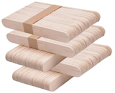 ULDIGI 250stücke Holzstäbchen Für Basteln Diy Bastelmaterialien Popsicle Sticks Naturholz Handwerk Für Junge Mädchen Lehrer Gruppenaktivitäten