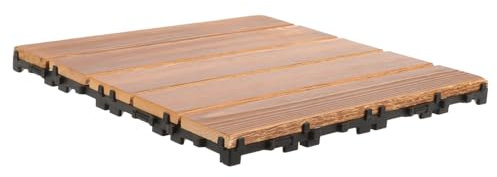 CANIGHT Interlocking Decking Tiles Anticorrosive Patio Floor Tiles Outdoor for Balcony