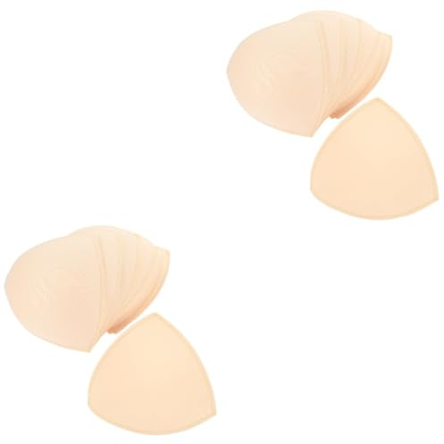 OATIPHO 8pairs Breathable Sponge Pads Inserts for Sports Bras Swimwear Nursing Backless Removable and Washable Inserts for Comfort and Support Hot Weather