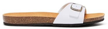 Scholl Didier, Sandali Uomo, 1 cinturino, Bianco, 45 EU
