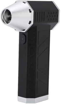 Mini Turbo Lüfterstrahlluft Duster, 120000 U/Min Bürstenloser Motor, 3 Geschwindigkeiten, Wiederaufladbare LED -Licht, Kompaktes Luftgebläse Zum Reinigen, Staub und Gebrauch Im