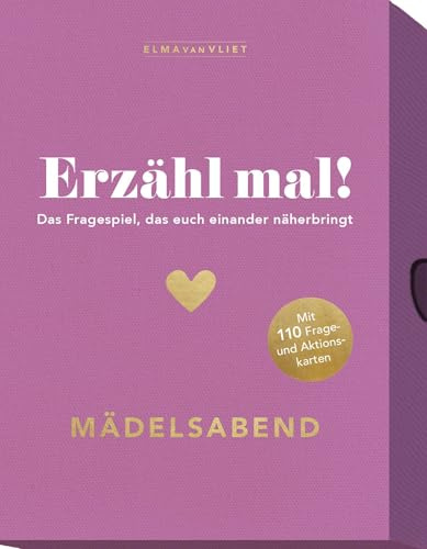 Erzähl mal! Mädelsabend: Das Fragespiel, das euch einander näherbringt | Kommunikationsspiel für Freundinnen, 3-8 Spieler. Ab 16 Jahren.