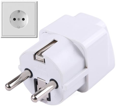 Adaptador Europeo de Socket: Enchufe de Viaje Manual de Europa a Estados Unidos, convertidor Compacto Desde el Socket de la UE los estándares estadounidenses | Adaptador de Viaje multipeso, ench