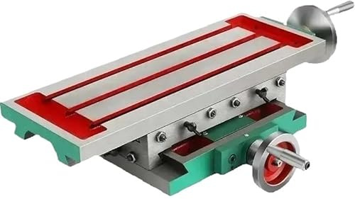 Tavolo a scorrimento trasversale a 2 assi, piano di lavoro for fresatura e foratura di precisione for trapano da banco for dispositivi di foratura, scanalatura e maschiatura