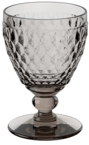 Villeroy & Boch Boston Coloured White Wine Glass Smoke, 230 ml, Crystal Glass, Grey