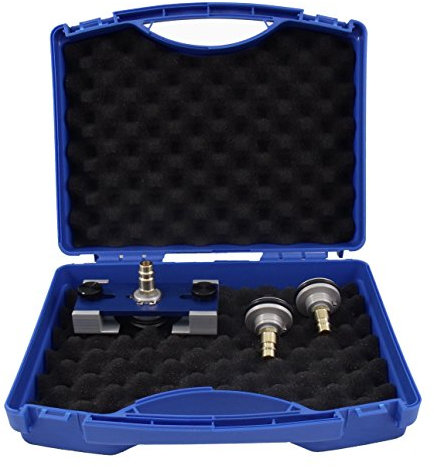 MANOTEC Adapterkoffer V 2 für Bremsenentlüftungsgeräte, Adapterset patentiert, Made in Germany kompatibel mit Opel & Chevrolet Fahrzeugen