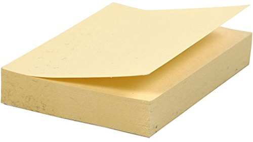 Stick'n For Kids 12 Blöcke à 100 Mini-Haftnotizen – 38 x 51 mm – Aufkleber für Notizen und Erinnerungen – Gelb – Material für Schule und Büro